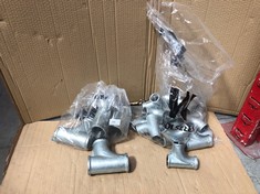 QUANTITY OF ASSORTED PLUMBING ITEMS TO INCLUDE GALVANISED STEEL PIPE CONNECTORS : LOCATION - BACK TABLES(COLLECTION OR OPTIONAL DELIVERY AVAILABLE)