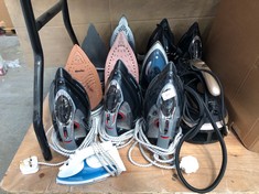 QUANTITY OF ASSORTED HOME ITEMS TO INCLUDE RUSSEL HOBS POWERSTEAM ULTRA IRON: LOCATION - BACK TABLES(COLLECTION OR OPTIONAL DELIVERY AVAILABLE)