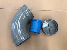 PALLET OF PLUMBING ITEMS TO INCLUDE ASSORTED PLASTIC PIPES: LOCATION - MIDDLE FLOOR(COLLECTION OR OPTIONAL DELIVERY AVAILABLE)