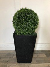 OUTDOOR DECORATIVE FAUX PLANTER BUSH : LOCATION - FRONT FLOOR(COLLECTION OR OPTIONAL DELIVERY AVAILABLE)