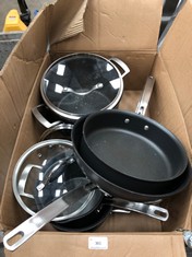 QUANTITY OF HOME ITEMS TO INCLUDE KIRKLAND SIGNATURE PAN: LOCATION - SIDE RACK(COLLECTION OR OPTIONAL DELIVERY AVAILABLE)