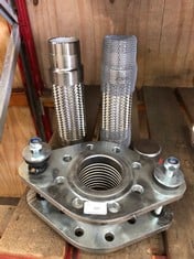 QUANTITY OF ASSORTED PLUMBING ITEMS TO INCLUDE FLANGED PN16 TIED STAINLESS STEEL BELLOWS : LOCATION - SIDE RACK(COLLECTION OR OPTIONAL DELIVERY AVAILABLE)