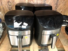 QUANTITY OF AIR FRYERS TO INCLUDE GOURMIA 1 DOOR AIR FRYER: LOCATION - SIDE RACK(COLLECTION OR OPTIONAL DELIVERY AVAILABLE)