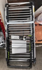 QUANTITY OF DRYING RACKS TO INCLUDE MINKY ERGO SUPREME DRYING RACK: LOCATION - SIDE RACK(COLLECTION OR OPTIONAL DELIVERY AVAILABLE)