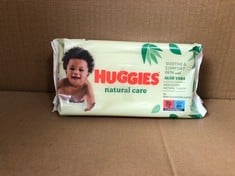 QUANTITY OF ITEMS TO INCLUDE  HUGGIES NATURAL CARE : LOCATION - RACK A