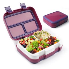 QUANTITY OF ASSORTED ITEMS TO INCLUDE OITUGG KIDS LUNCH BOX - LEAKPROOF BENTO BOX WITH 3 COMPARTMENTS - 1400ML SNACK BOX FOR KIDS AND TODDLER, BPA-FREE, MICROWAVE SAFE, DISHWASHER SAFE, VIOLET: LOCAT