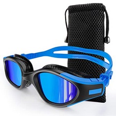 35 X HEGCOIIE SWIMMING GOGGLES FOR ADULT MEN WOMEN YOUTH,SWIM GOGGLES ANTI FOG UV PROTECTION NO LEAKING UNISEX , BLUE  - TOTAL RRP £396: LOCATION - RACK C