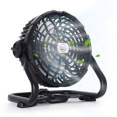 QUANTITY OF ASSORTED ITEMS TO INCLUDE MOSTOP CAMPING FAN WITH LED LIGHT, 5000MAH RECHARGEABLE BATTERY POWERED OUTDOOR TENT FAN, PERSONAL USB DESK FAN FOR CAMPING, FISHING, POWER OUTAGE, HURRICANE, WO