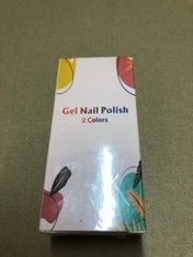 16 X GEL NAIL POLISH 2 COLOURS RRP £106: LOCATION - RACK D