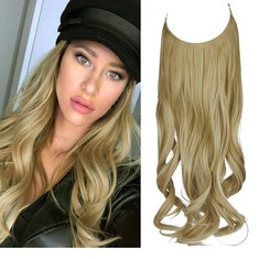 QUANTITY OF ASSORTED ITEMS TO INCLUDE ZAIQUN HAIR EXTENSIONS, INVISIBLE SECRET WIRE HAIR EXTENSIONS ONE PIECE STRAIGHT CURLY WAVY HAIR EXTENSION SYNTHETIC HAIRPIECES FOR WOMEN, 18/20/22 INCH RRP £240