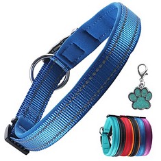 QUANTITY OF ASSORTED ITEMS TO INCLUDE PADDED DOG COLLAR WITH TAG REFLECTIVE DOG COLLARS FOR SMALL MEDIUM LARGE DOGS SOFT NEOPRENE ADJUSTABLE BASIC DOG COLLARS PUPPY PETS COLLAR WITH QUICK RELEASE BUC