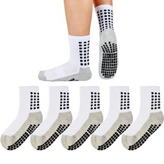 11 X MARCHARE BOYS SOCCER SOCKS ATHLETIC SPORTS SOCKS 4-7 YEARS HOSPITAL GRIP SOCKS FOR BOYS GIRLS 5 PACK - TOTAL RRP £128:: LOCATION - RACK E