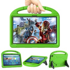 QUANTITY OF ASSORTED ITEMS TO INCLUDE KIDS CASE FOR 11 TABLET - SONLARYIN LIGHT WEIGHT SHOCK PROOF COVER FOR 11 INCH TABLET, NOT FIT SAMSUNG IPAD CASE- GREEN: LOCATION - RACK E