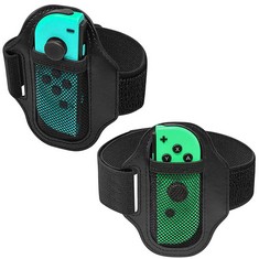 17X  TPFOON 2 PACK LEG STRAP FOR NINTENDO SWITCH RING FIT ADVENTURE, ADJUSTABLE ELASTIC LEG STRAP FOR SWITCH JOY CON CONTROLLER GAMES, TWO SIZE FOR ADULTS AND CHILDREN: LOCATION - RACK F