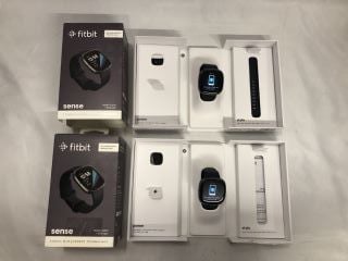 2X FITBIT SENSE  SMARTWATCH.  [JPTE61876]: LOCATION - H2