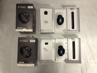 2X FITBIT SENSE  SMARTWATCH.  [JPTE61884]: LOCATION - H2