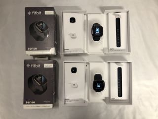 2X FITBIT SENSE  SMARTWATCH.  [JPTE61886]: LOCATION - I2