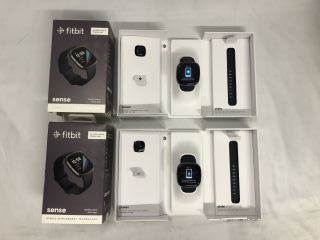 2X FITBIT SENSE  SMARTWATCH.  [JPTE61875]: LOCATION - I3