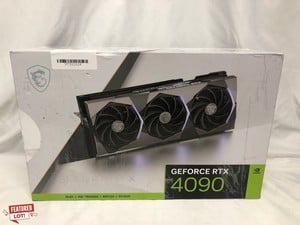 MSI GEFORCE RTX 4090SUPRIM X 24G GRAPHICS CARD.  [JPTE61614]: LOCATION - A1