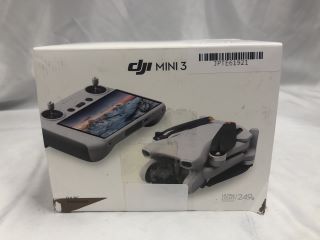 DJI MINI 3 DRONE: MODEL NO MT3PDCE (DOESN'T CONNECT TO CONTROLLER)  [JPTE61921]: LOCATION - Q2