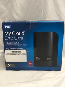 WD MY CLOUD EX2 ULTRA, 2 BAY NAS ENCLOSURE RAID STORAGE NETWORK ATTACHED STORAGE: MODEL NO (JPTE61825): LOCATION - B1