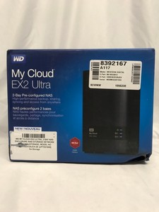 WD MY CLOUD EX2 ULTRA, 2 BAY NAS ENCLOSURE RAID STORAGE NETWORK ATTACHED STORAGE: MODEL NO WDBVBZ0120JCH-20 (NO STORAGE)  [JPTE61669]: LOCATION - B1