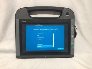 GETAC WINDOWS TABLET 128GB PC: MODEL NO RX10. INTEL CORE M-5Y10C, 8GB RAM,   [JPTE61756]: LOCATION - E3