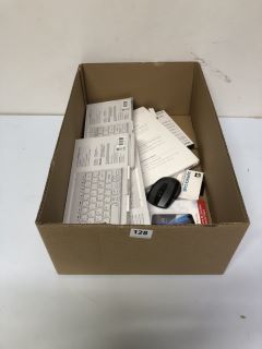 BOX OF ASSORTED ITEMS INC SANDSTROM BLUETOOTH KEYBOARD