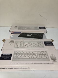 4 X ASSORTED KEYBOARDS INC LOGIK WIRELESS KEYBOARD