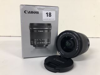 CANON EFS 10-18MM F/4.5-5.6 IS STM CAMERA LENS - RRP.£249