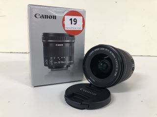 CANON EFS 10-18MM F/4.5-5.6 IS STM CAMERA LENS - RRP.£249