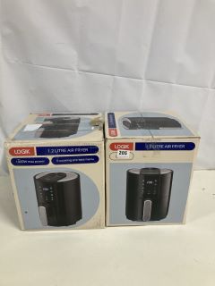 2 X LOGIK 1.2 LITRE AIR FRYERS