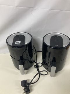 2 X LOGIK 1.2L AIR FRYERS