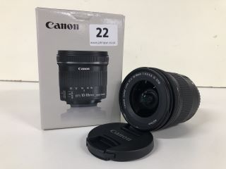 CANON EFS 10-18MM F/4.5-5.6 IS STM CAMERA LENS - RRP.£249