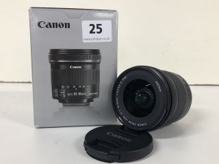 CANON EFS 10-18MM F/4.5-5.6 IS STM CAMERA LENS - RRP.£249