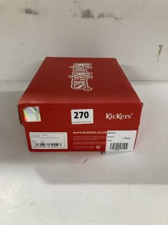 KICKERS SHOES (BLACK) - UK SIZE 3