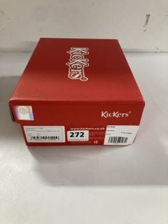 KICKERS SHOES (SILVER) - UK KIDS SIZE 9