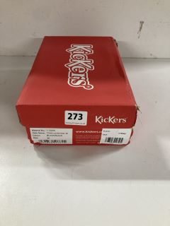 KICKERS SHOES (BLACK) - UK SIZE 4