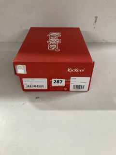 KICKERS SHOES (SILVER) - UK KIDS SIZE 9