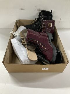 BOX OF ASSORTED SHOES