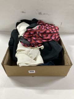 BOX OF ASSORTED WOMEN'S CLOTHING (ASSORTED SIZES)