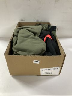 BOX OF ASSORTED MEN'S CLOTHING (ASSORTED SIZES)