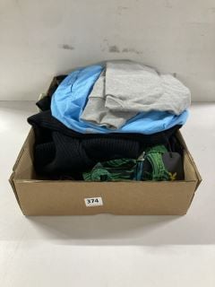 BOX OF ASSORTED MEN'S CLOTHING (ASSORTED SIZES)