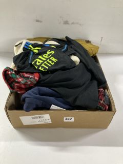 BOX OF ASSORTED KIDS CLOTHING (ASSORTED SIZES)