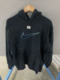 NIKE FLEECE HOODIE (NAVY) - XL