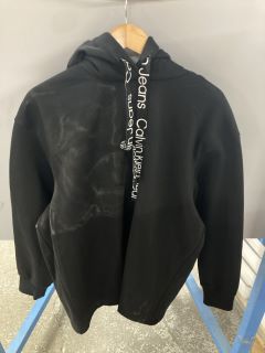 CALVIN KLEIN JEANS HOODIE (BLACK) - 4XL