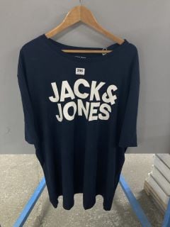 JACK & JONES T-SHIRT (NAVY) - 3XL