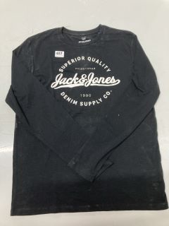 JACK & JONES T-SHIRT (BLACK) - 16Y