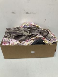 BOX OF ASSORTED CLOTHING (ASSORTED SIZES)