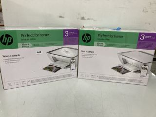 2 X ASSORTED HP PRINTERS INC DESKJET 2820E